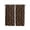 Brown, variant on Half Window Curtains 24 Inches Long, Beige Floral Window Treatment Curtain Drapes, Vintage Spring Botanical Flowers Short Curtains Tiers for Kitchen Over Sink, 27.5"x24", 2 Panels