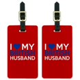 thumbnail image 1 of I Love My British Husband Luggage ID Tags Suitcase Carry-On Cards - Set of 2, 1 of 3