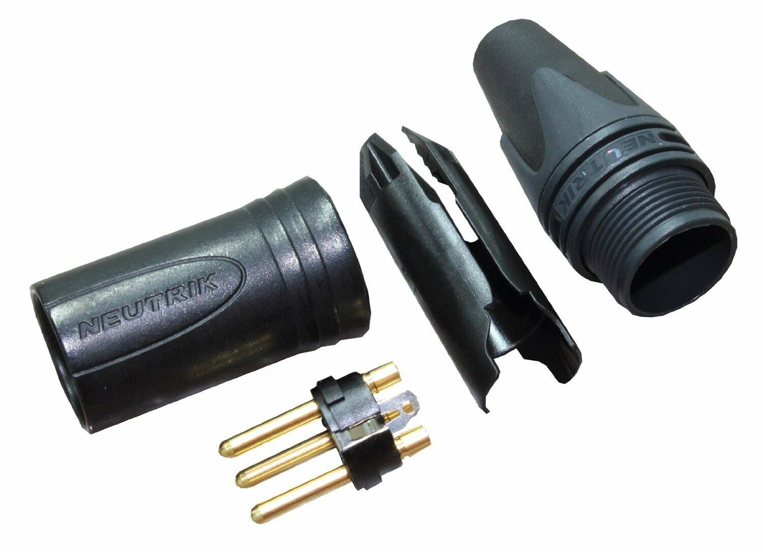 3Foot-Mogami 2534 Quad Pro Cable balanced | Neutrik Gold 6,3mm TRS Jack-XLR Male