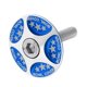 thumbnail image 4 of Cubierta Y Perno de La Tapa ástago Del Auricular de Aleación de Aluminio para Horquilla de Dirección de Bicicleta de 1-1 / 8 "de Diá Azul Soledad Cubierta de auriculares de bicicleta, 4 of 7