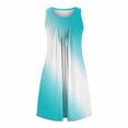 thumbnail image 6 of dazeni Women's Nightgown 2025 Trendy Tie Dye Sleeveless Nightshirt Crew Neck Chemise Sleep Dress Soft Night Dress Loose Sleepwear with Pockets, 6 of 7