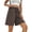 COFFEE, variant on TEMOFON Womens Shorts Summer Wide Leg Athletic Shorts Casual Elastic Waist Drawstring Shorts with Pockets L