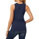 thumbnail image 5 of Camiseta sin mangas para mujer para hacer ejercicio: camiseta transpirable sin mangas y con cuello redondo para el gimnasio o el yoga, tejido ligero que absorbe el sudor, talla real, estilo informa, 5 of 8