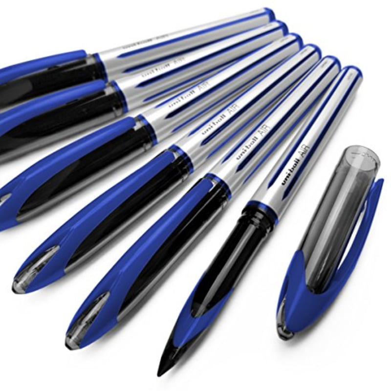 0.7mm Smart Medium Tip UNI-BALL 188-L Air BLUE Rollerball Pen Smooth Writing
