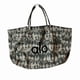 thumbnail image 2 of alo womens Iconic Shopper Tote Grey Tie dye oversized open front bag, 2 of 5