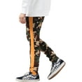 thumbnail image 3 of Ma Croix Mens Camo Stripe Track Pants Stretch Elastic Slim Trouser Skinny Fit Urban, 3 of 6
