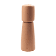 thumbnail image 1 of Molinillo de pimienta o sal de madera de Acacia de cintura recta, molinillo de especias manual, 1 of 5