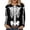 Black, variant on Womens Basic T Shirt Crew Neck Halloween Skeleton Print Long Sleeve Casual Stylish Workout Shirts Tops