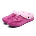 thumbnail image 6 of Chenyee Womens Mens Fleece Lined House Slippers with Arch Support Breathable Non Slip Bedroom Shoes, 6 of 8