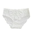 thumbnail image 1 of Aayomet Womens Bikini Panties Lace Edge Bow Cute Solid Color Briefs (White, L), 1 of 4