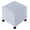 Blue Grey With Wheels, variant on Storage Ottoman, 17" Fuax Leather Square Tufted Footrest Stool with Hinged Lid & Wooden Legs, Extra Seat or Coffee Table for Living Room, Bedroom, Entryway, Black