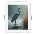 thumbnail image 2 of Paint by Numbers Kit for Adults, Heron Tranquil Pond Morning Paint by Numbers, Easy Paint by Numbers Kit for Adults Beginner, DIY Adult Paint by Number Kits on Canvas, 12x16in Home Decor, 2 of 7