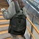thumbnail image 1 of Mochilas Escolares Mochila Simple Mujeres Color Sólido Nylon para Niñas Adolescentes Casual Bolsas de Libros Negro Ndcxsfigh Para Estrenar, 1 of 3