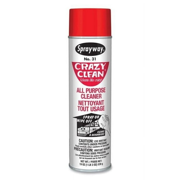 Sprayway  19 oz Floral Scent Crazy All Purpose Aerosol Cleaner Spray - Pack of 12