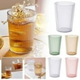 thumbnail image 3 of OPDBN 1003 Transparent 380 Ml High Value Light Luxury Transparent Simple Water Cup Couple Tooth Home Cup, 3 of 8