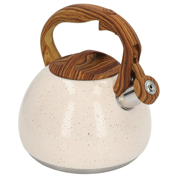 Stainless Steel Whistling Tea Kettle, Whistling Teapot With Anti Hot