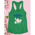 thumbnail image 3 of Mothers Day Apple Flowers Racerback Tank Women -Image by Shutterstock, Female Small, 3 of 4