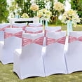 thumbnail image 4 of 10X Spandex Stretch Chair Sash Chair Cover Decoration For Wedding Party Banquet, 4 of 8