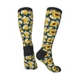 thumbnail image 4 of Fotbe Sunflowers print Women's Men's Novelty Crew Socks Cotton Socks Knee High Socks for Walking,Running,Nurses,Pregnancy, 4 of 9