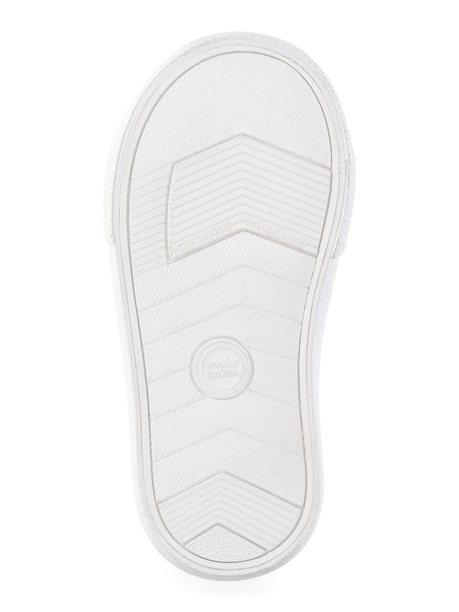 Wonder Nation Toddler Girls Canvas Skate Sneakers