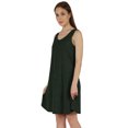 thumbnail image 4 of Inkmeso Basic Tank Dress For Women Short Midi Dress Casual Summer Sleeveless Loose Fit Tunic Dress, 4 of 7