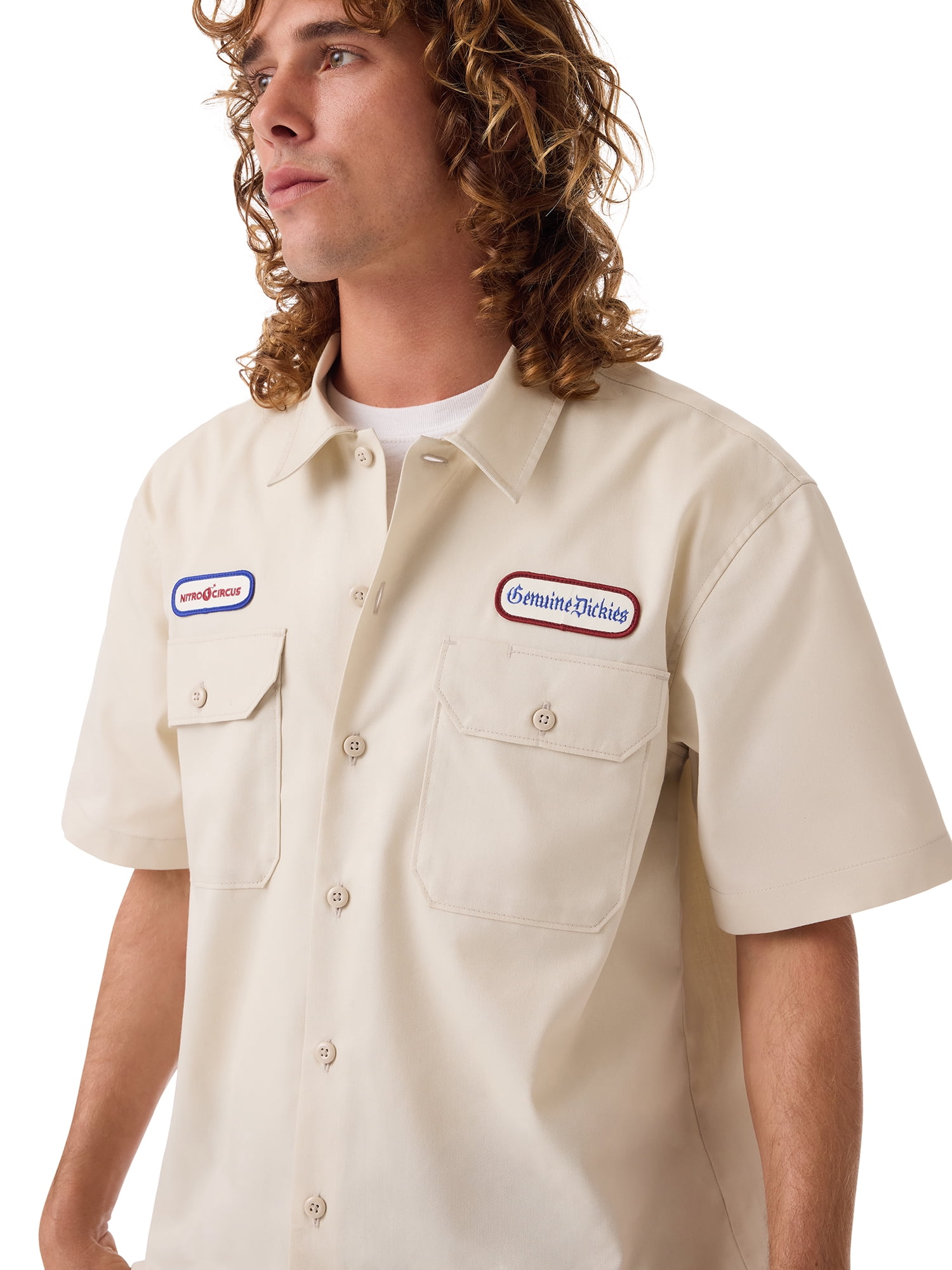 Men's Genuine Dickies x Nitro Circus Short Sleeve Workwear Shirt