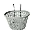 thumbnail image 4 of Collapsible Front Storage Basket Replacements Easily Disassemble and Take It Off for Shopping, Cycling Stylish with Hooks Cargo Rack Grey, 4 of 8
