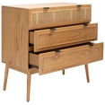 thumbnail image 4 of SAFAVIEH Baisley Coastal 3 Drawer Rattan Chest, Natural (36 in. W x 18 in. D x 36 in. H), 4 of 16