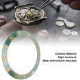 thumbnail image 4 of Ceramic Watch Bezels Insert, Watch Bezels Insert  40mm Diameter Beautiful Luminous Clear Scale  For Perfect Fitment For Watchmakers White Character Black Back,Gold Character Black, 4 of 8