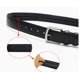 thumbnail image 1 of Cinturón de viaje de PU con bolsillo oculto para dinero, con cremallera oculta, antirrobo Cashsafe para hombre, color negro, 1 of 5