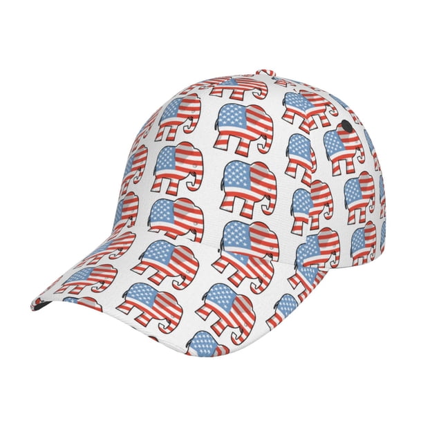 Balery Elephant Gorra de béisbol de tamaño ajustable para correr, entrenar y actividades al aire libre. Gorra de papá para todas las estaciones.