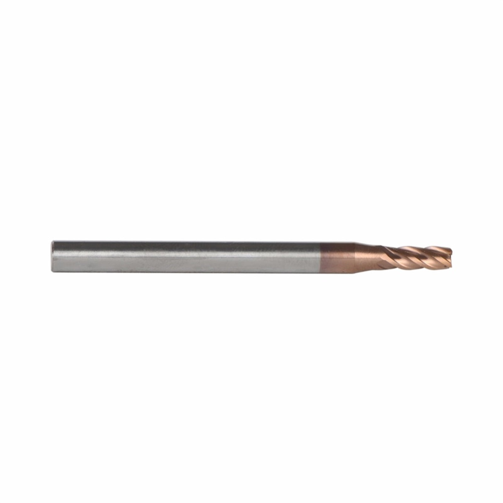 2pcs D3-4-50 Tungsten Steel End Mills 4 Flute Flattened Head CNC Milling HRC55 Carbide End Mills