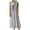 Gray summer dresses for women, variant on Wycnly Summer Dresses for Women Beach Fashion Loose Swing Breathable Cotton Linen Tank Long Dresses 2025 Sleeveless Round Neck Butterfly Print Maxi Formal Dress Black XXXL