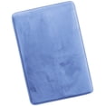 thumbnail image 3 of 1 Large Clara Clark Bath Mat Bathroom Rug - Absorbent Memory Foam Bath Rugs - Non-Slip, Thick, Cozy Velvet Feel Microfiber Bathrug, Plush Shower, Toilet- Floor Bathmats Carpet - Calm Blue - 20"x32", 3 of 6