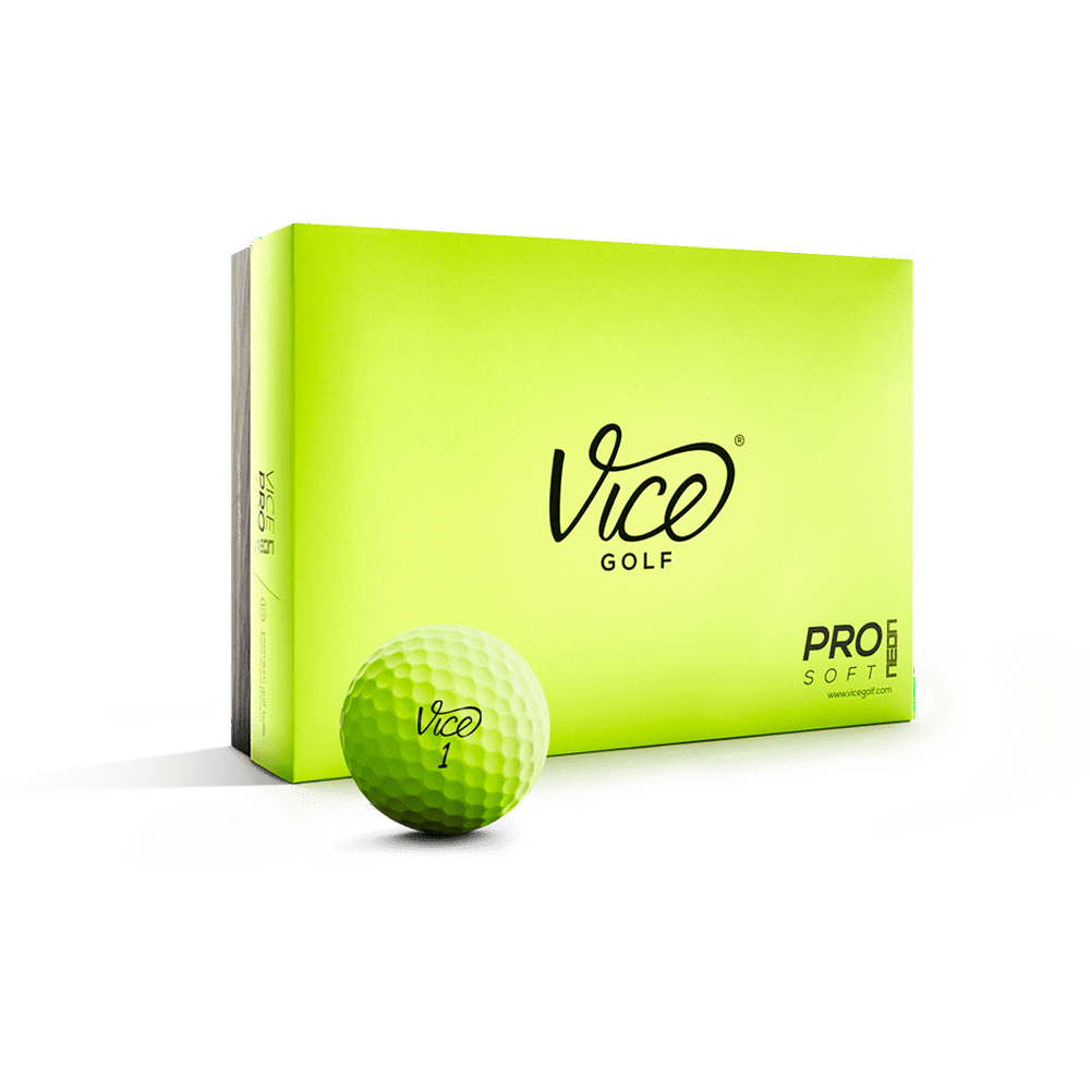 Vice Pro Soft Golf Balls, Neon Lime, 12 Pack Vice Pro Soft Golf Balls, Neon Lime, 12 Pack