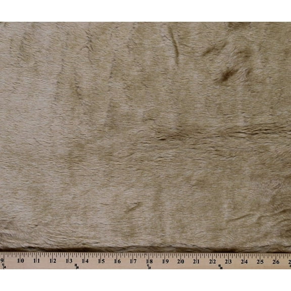 Luxury Faux Fur Gold Brown Fur Fabric By the Yard (9270F-9M)