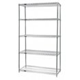 thumbnail image 1 of Stainless Steel Wire Shelving 5 Shelf Unit - 24 x 36 x 86 in., 1 of 1