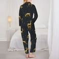 thumbnail image 5 of Bingfone Womens Pajama Sets Christmas Deers Print,Long Sleeve Loungewear Pajamas Set-Xx-Large, 5 of 9