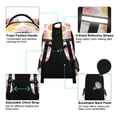 thumbnail image 4 of FORMRS Kids School Backpack Elementary Student Unisex Travel Bookbag with Reflective Stripes, Floral Orange, 4 of 7