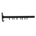 thumbnail image 4 of Space Saving Clothes Rack Space Aluminum Retractable Black Laundry Drying Rack for Outdoor Balcony, 4 of 14