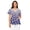 Cute Cartoon Tooth Pattern, variant on Binienty Medical Uniform with Pockets for Women, Breathable Stretchy Short Sleeve V Neck Scrub Top for Healthcare Workers, Cute Cartoon Tooth Pattern