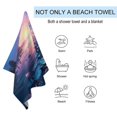 thumbnail image 2 of Butterfly Beach Towel Microfiber Beach Towels Sand Free Quick Dry Lightweight Travel Towels, 2 of 7