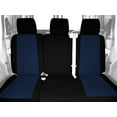 thumbnail image 2 of CalTrend Rear 60/40 Split Bench Cordura Seat Covers for 2021-2023 Ford F-150 - FD568-04CC Blue Insert with Black Trim, 2 of 3