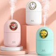 thumbnail image 4 of Nuevo humidificador de dibujos animados USB Silenciador Lindo Difusor de aroma para mascotas Humidificador atomizador para oficina y coche, color blanco, 4 of 5