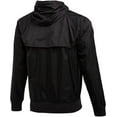 thumbnail image 2 of Nike Mens Windrunner Jacket Hooded Windbreaker (Black/Black, Small), 2 of 2