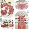 thumbnail image 4 of Tapete de mesa AGIRL, 6 unidades, color rosa, 89 x 305 cm, color bohemio transparente, 4 of 7