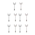 thumbnail image 1 of yingyy Garden Light Model Waterproof Double Head Mini Streetlight DIY Crafts Landscape Lamp for Lawn Street Pathway Courtyard Model 2 5Set, 1 of 6