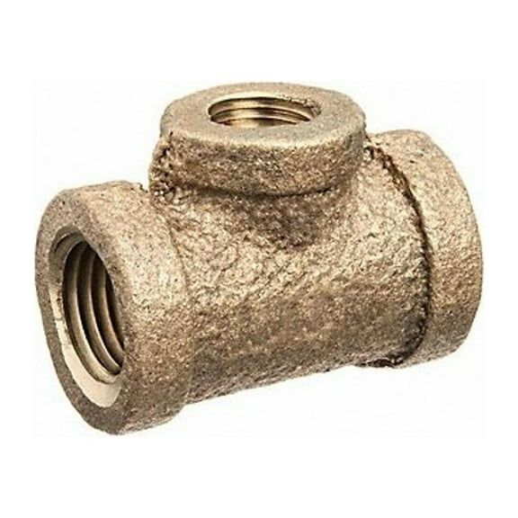 Pipe Fitting - Brass - Class 125 - Reducing Branch Tee - 3/4" x 3/8" NPT Female