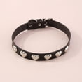 thumbnail image 5 of Collar de Cuero - Joyas Punk Rock Accesorios Cuero y Metal Gargantillas Ropa Collares TUNC Sencillez, 5 of 5