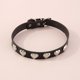 thumbnail image 5 of Collar de Cuero - Joyería Punk Rock Accesorios Gargantillas de Cuero y Metal Ropa Collares, 5 of 5